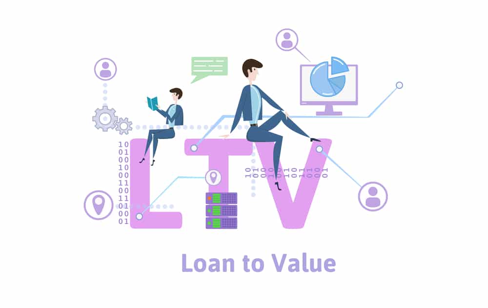 Loan to Value vector image