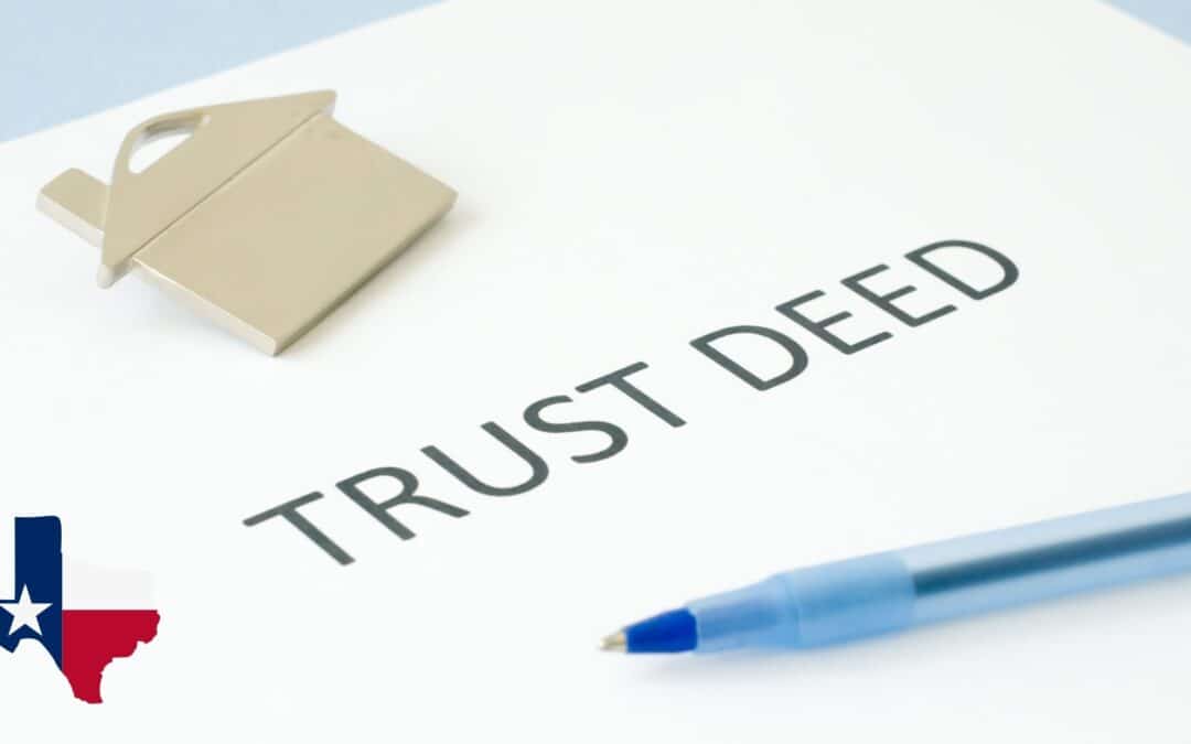 Trust deed with pen