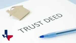 Trust deed with pen